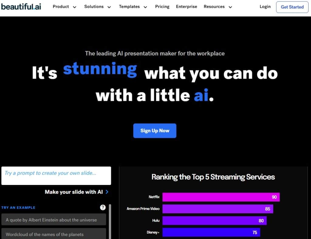 Beautiful.ai: Crie Apresentações Inteligentes com Inteligência Artificial